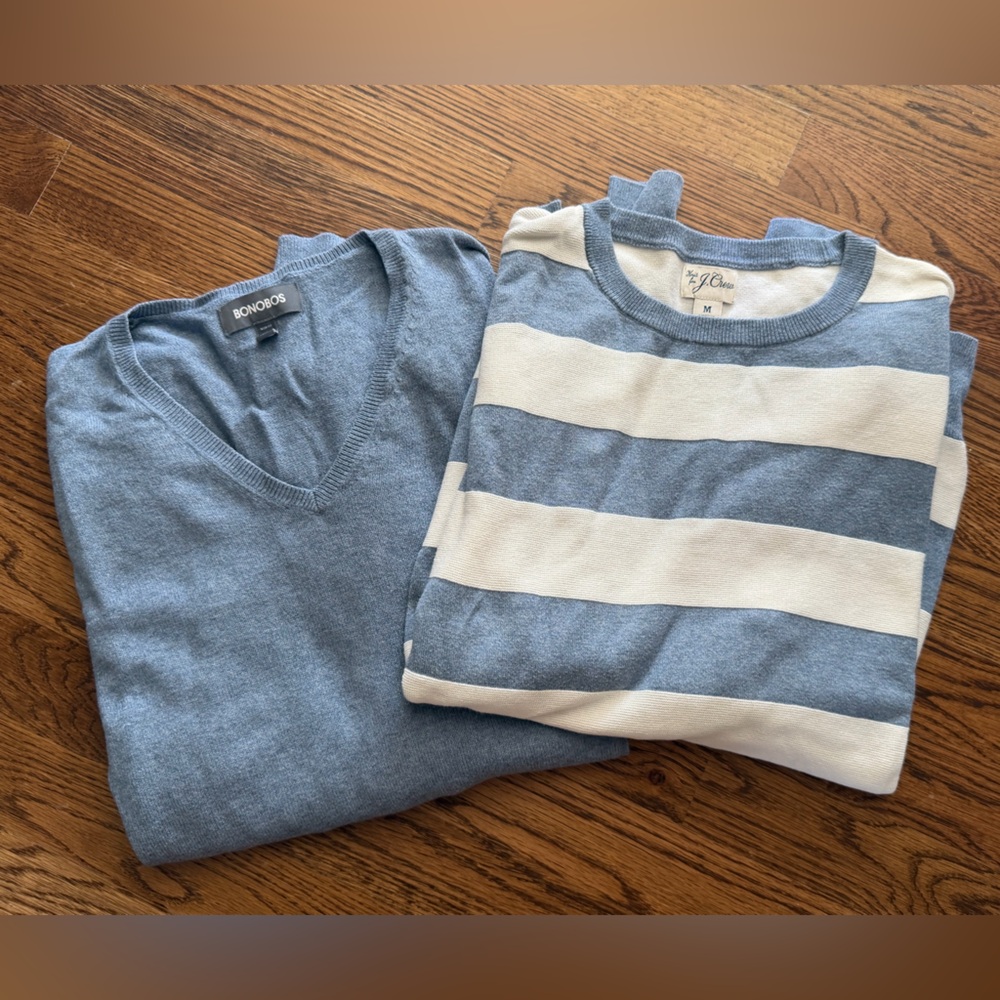 Two Men’s Lightweight Summer Sweaters